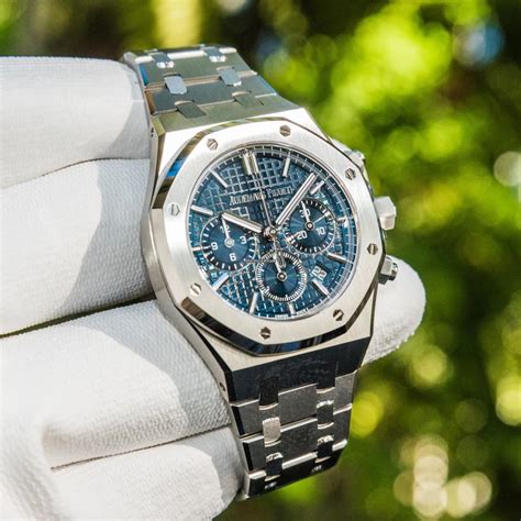 audemars piguet royal oak chrono blau|Audemars Piguet original.